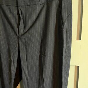 Banana Republic Straight Leg Pin strip Dress Pant in Long Length